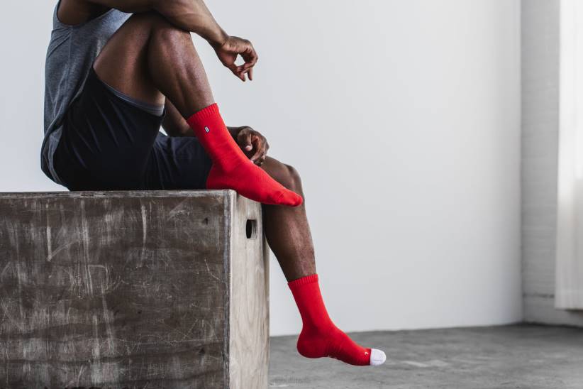 NOBULL 80NJ2874calzino rosso