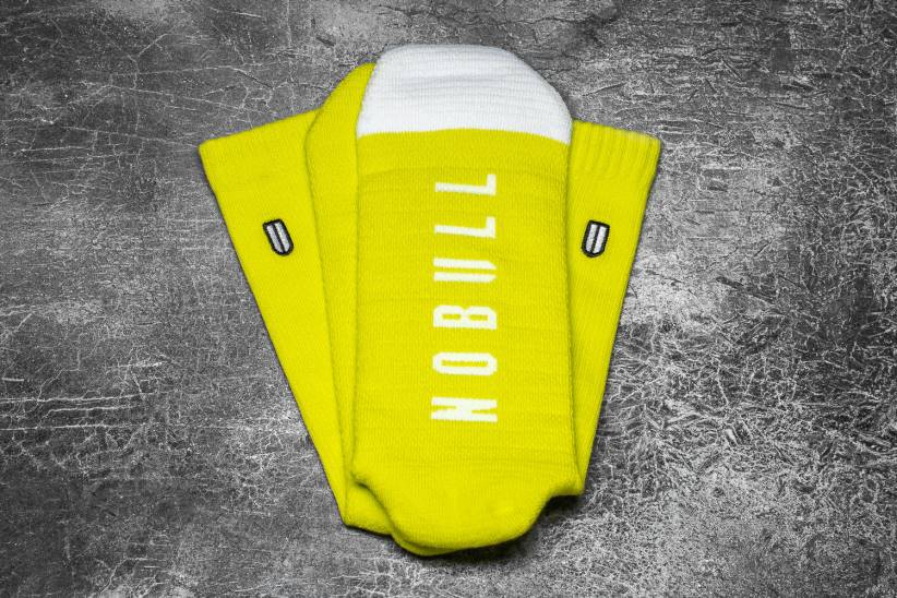 NOBULL 80NJ2928calzino tecnico (neon) giallo
