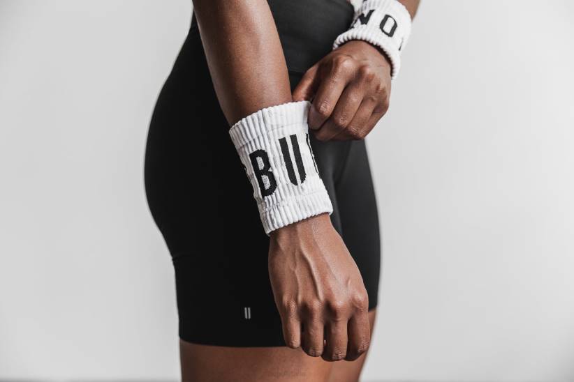 NOBULL 80NJ2948cinturini da polso (mimetici) bianchi