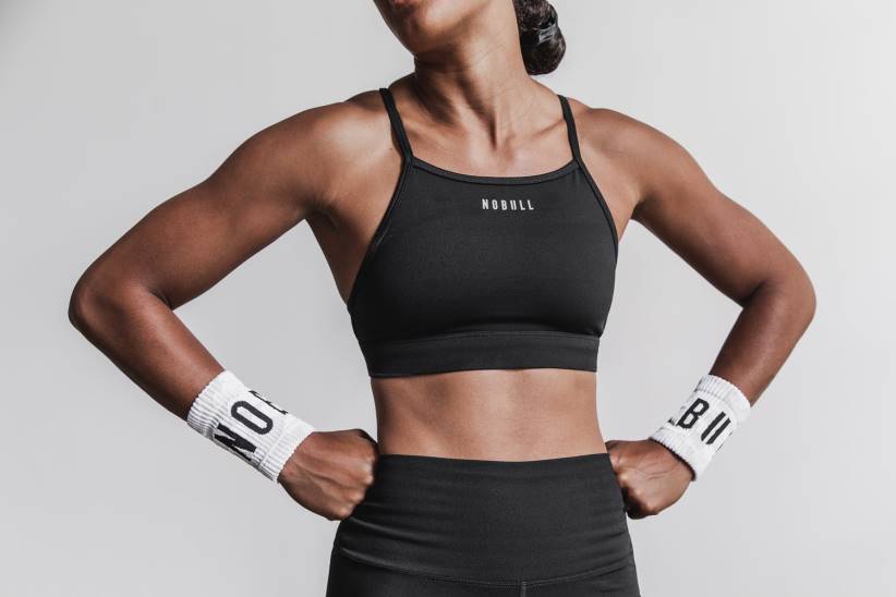 NOBULL 80NJ2948cinturini da polso (mimetici) bianchi