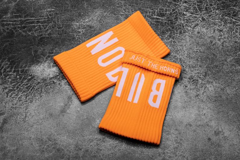 NOBULL 80NJ2951cinturini da polso (neon) arancioni