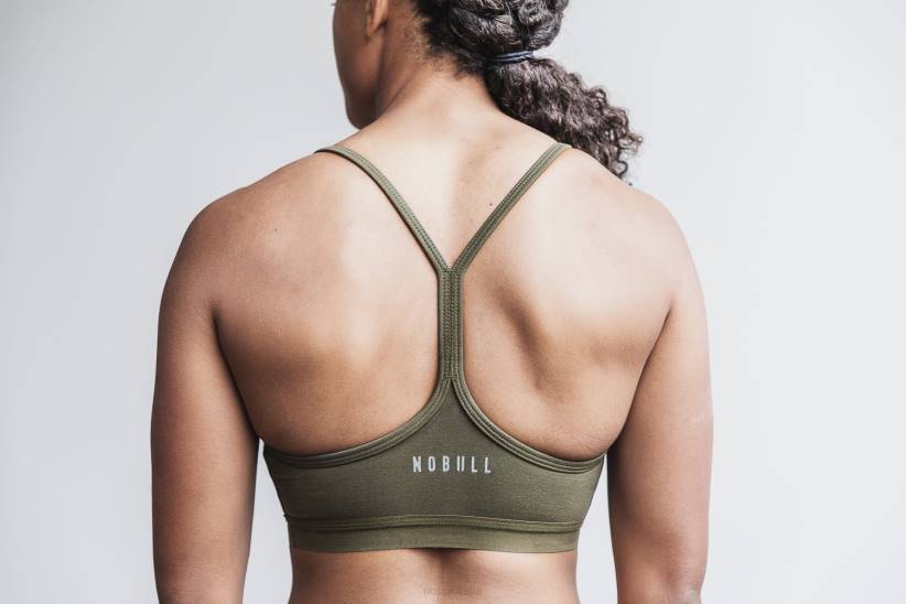 NOBULL 80NJ1852reggiseno sportivo con scollo a V (opaco) militare