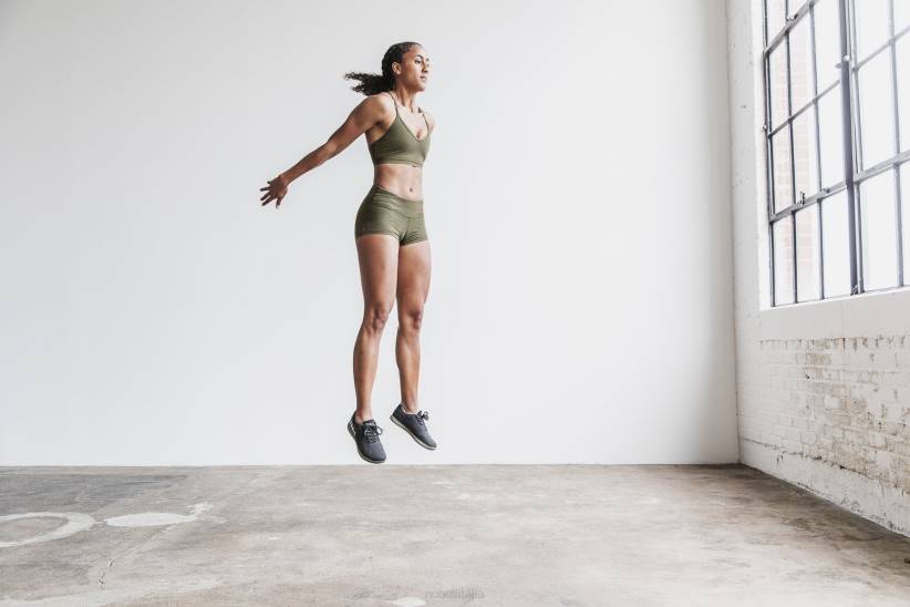 NOBULL 80NJ1852reggiseno sportivo con scollo a V (opaco) militare