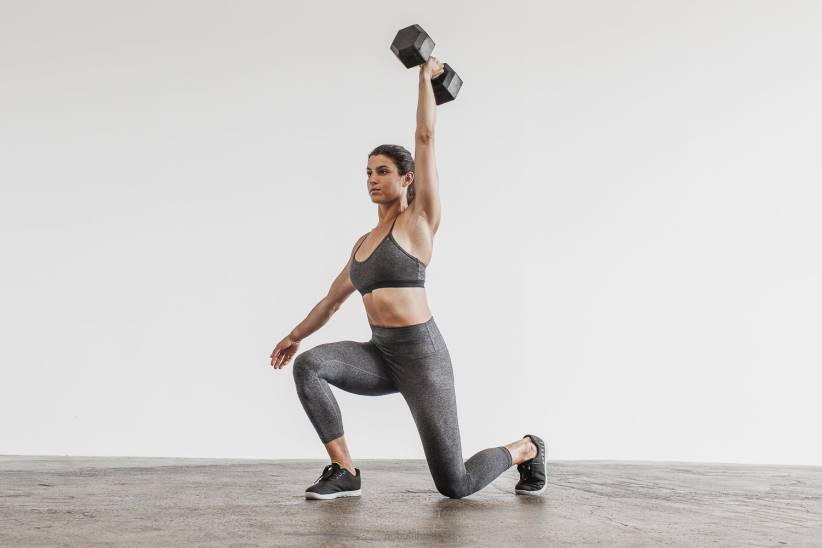 NOBULL 80NJ1853Reggiseno sportivo con scollo a V (opaco) antracite