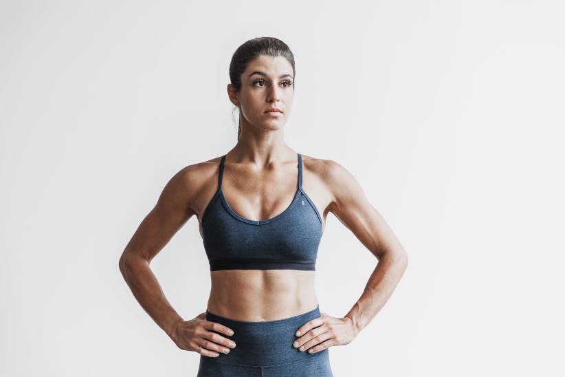 NOBULL 80NJ1858Reggiseno sportivo con scollo a V (opaco) mezzanotte