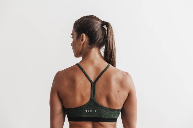 NOBULL 80NJ1859Reggiseno sportivo con scollo a V (opaco) Hunter