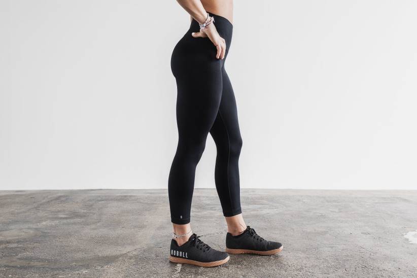 NOBULL 80NJ1865vita alta 7/8 attillata (opaca) nera