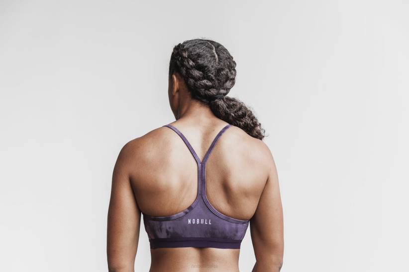 NOBULL 80NJ1888reggiseno sportivo con scollo a V (tie-dye) nightshade