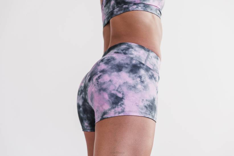 NOBULL 80NJ1894corto 2 (tie-dye) rosa