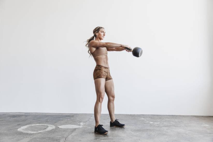 NOBULL 80NJ1902corto 2 (tie-dye) caramello e marrone