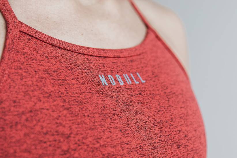 NOBULL 80NJ1905reggiseno sportivo a collo alto (peluche erica) rosso