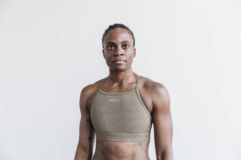 NOBULL 80NJ1911reggiseno sportivo a collo alto (peluche erica) rock