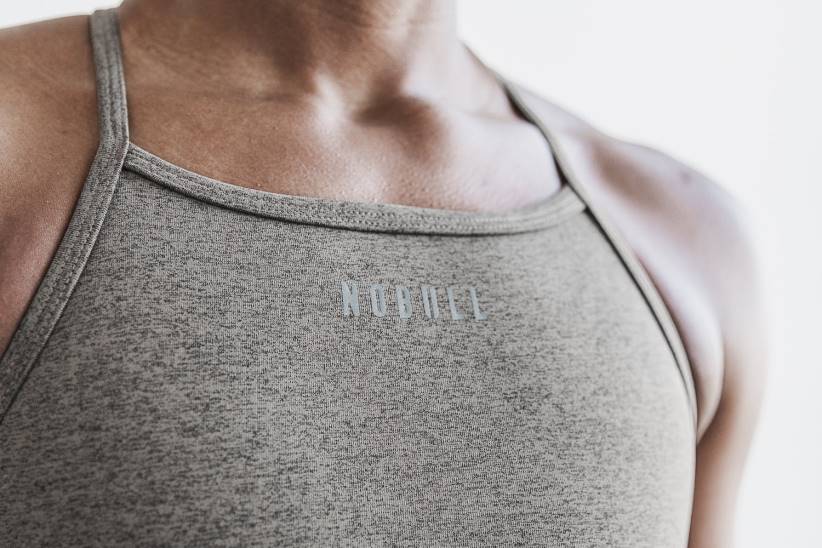 NOBULL 80NJ1911reggiseno sportivo a collo alto (peluche erica) rock