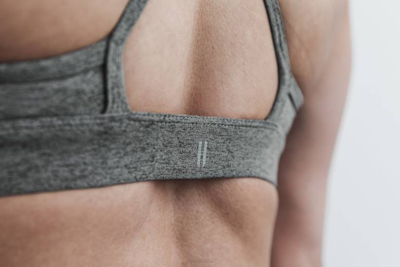 NOBULL 80NJ1916reggiseno sportivo a collo alto (peluche erica) grigio