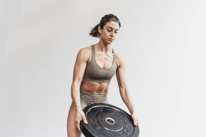 NOBULL 80NJ1955reggiseno sportivo ritmo (peluche erica) rock