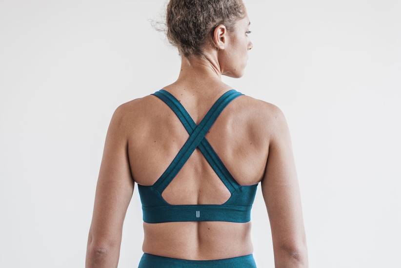 NOBULL 80NJ1958reggiseno sportivo pace (peluche erica) verde acqua