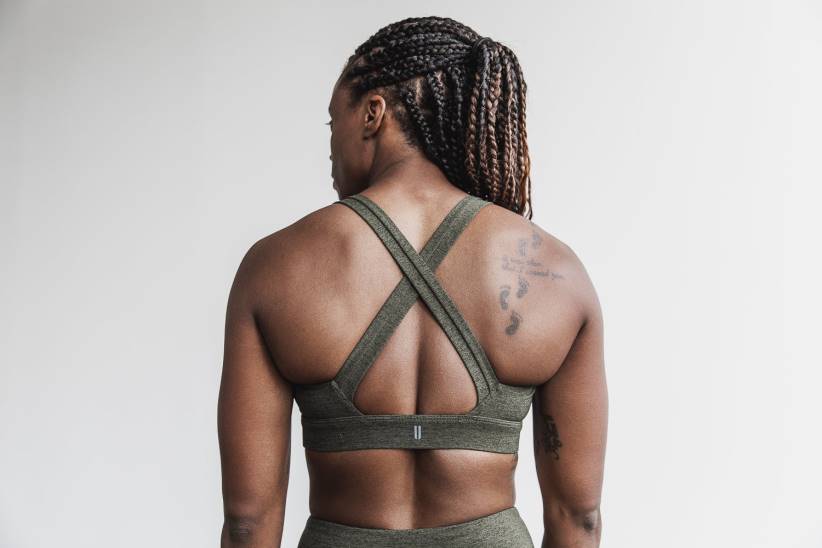 NOBULL 80NJ1960reggiseno sportivo pace (peluche erica) oliva