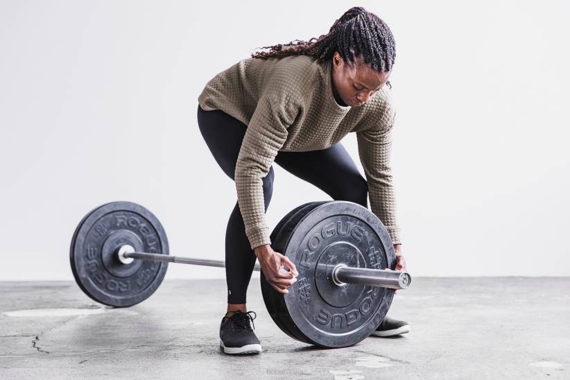 NOBULL 80NJ1975pullover trapuntato da donna girocollo rock