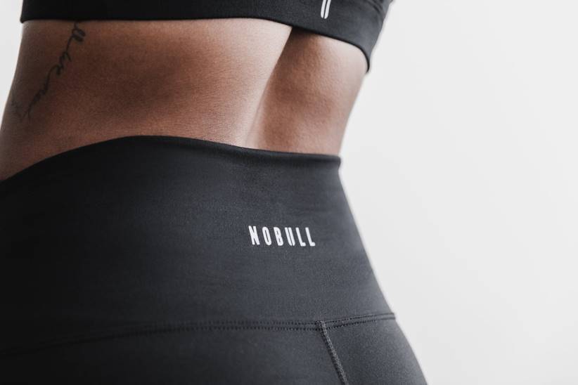 NOBULL 80NJ1989short a vita alta 6 (opaco) nero