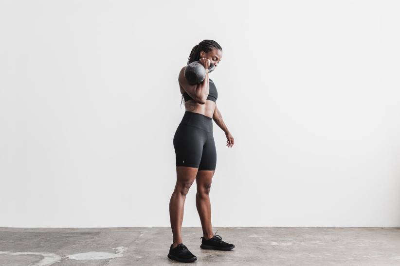 NOBULL 80NJ1989short a vita alta 6 (opaco) nero