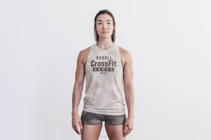 NOBULL 80NJ1997Giochi di CrossFit femminile 2022 Farina d'avena con canotta a collo alto