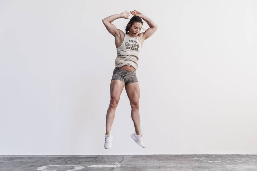 NOBULL 80NJ1997Giochi di CrossFit femminile 2022 Farina d'avena con canotta a collo alto