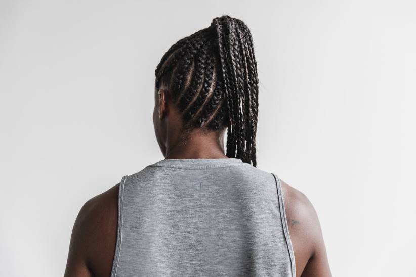 NOBULL 80NJ2007canotta muscolare da donna (colori classici) grigia