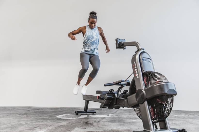 NOBULL 80NJ2018canotta da donna a collo alto (tie-dye) ghiaccio