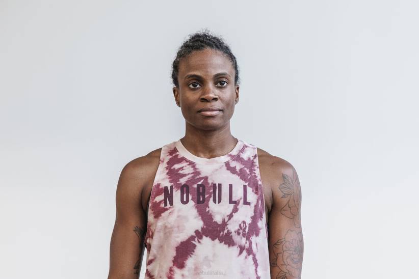 NOBULL 80NJ2019canotta da donna a collo alto (tie-dye) polverosa