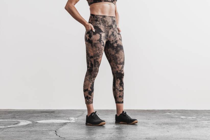 NOBULL 80NJ2045caramella mou attillata a vita alta con 7/8 tasche (tie-dye).