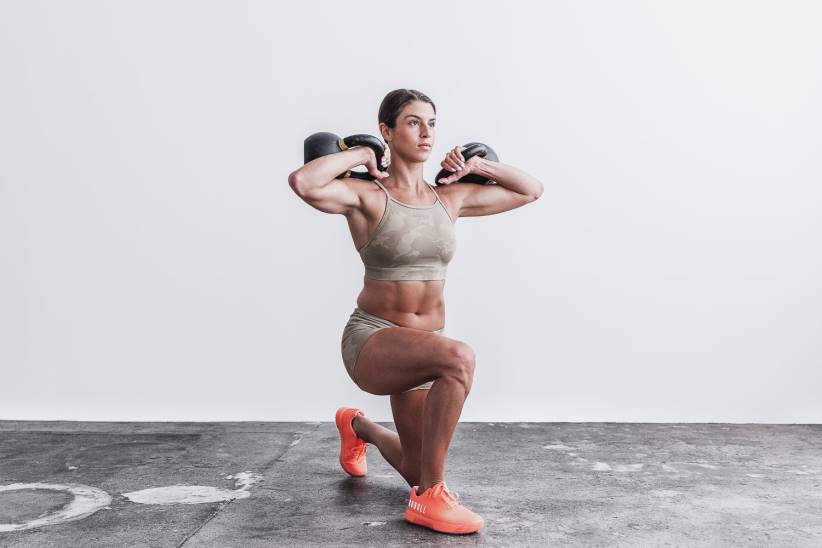 NOBULL 80NJ2048reggiseno sportivo a collo alto (continental camo) tortora