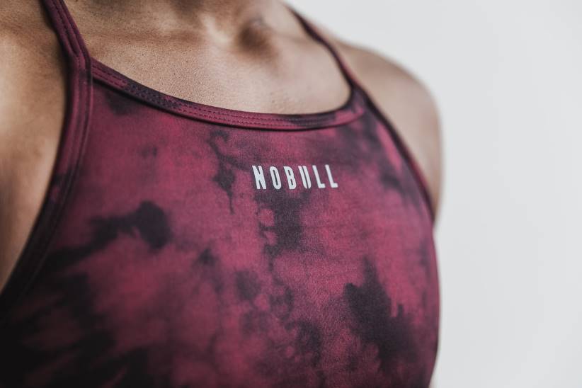 NOBULL 80NJ2094reggiseno sportivo a collo alto (tie-dye) lava