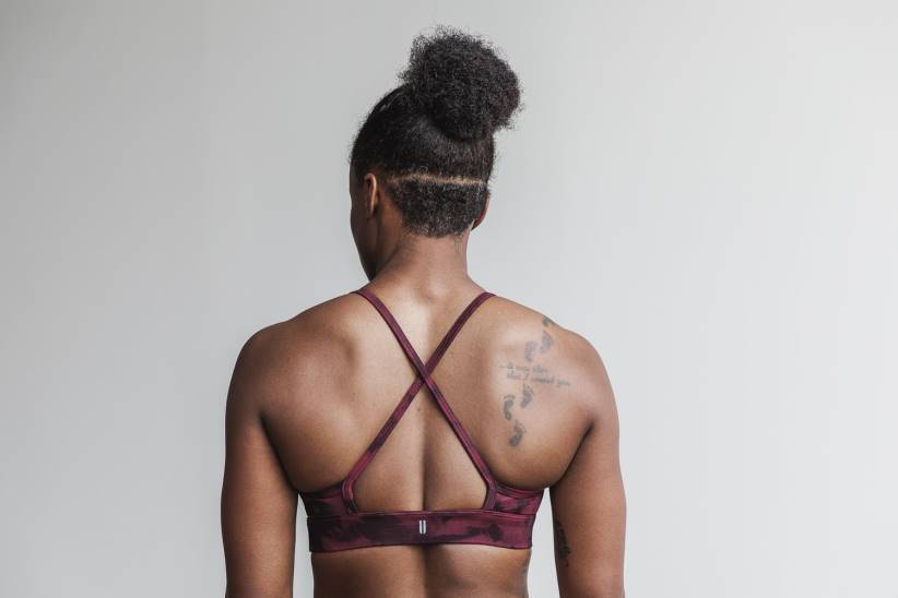 NOBULL 80NJ2094reggiseno sportivo a collo alto (tie-dye) lava