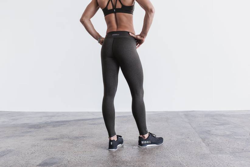 NOBULL 80NJ2173attillati a vita media (peluche erica) neri