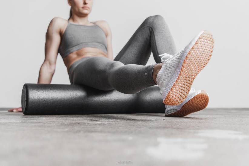 NOBULL 80NJ2174grigio aderente a vita media (peluche erica).