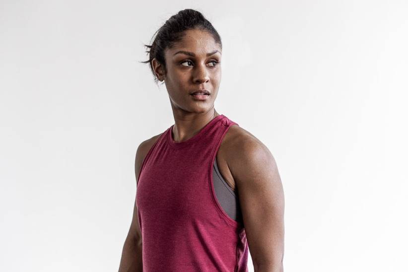 NOBULL 80NJ2193canotta donna a collo alto (colori classici)