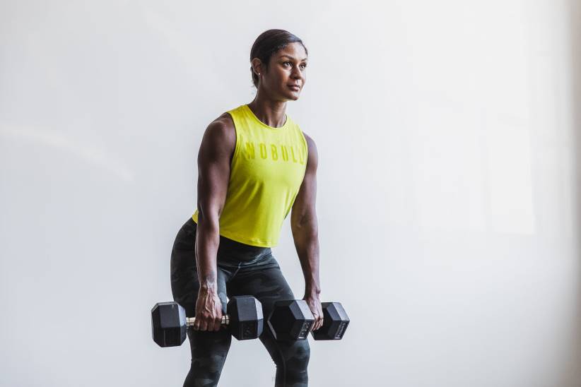 NOBULL 80NJ2204canotta muscolare da donna (neon) gialla