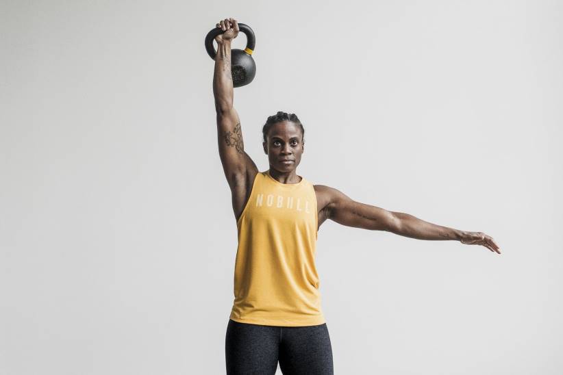 NOBULL 80NJ2215canotta da donna a collo alto (colore brillante)