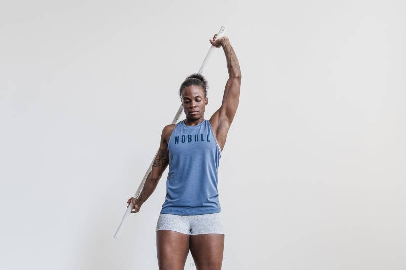 NOBULL 80NJ2217canotta da donna a collo alto (colore brillante)