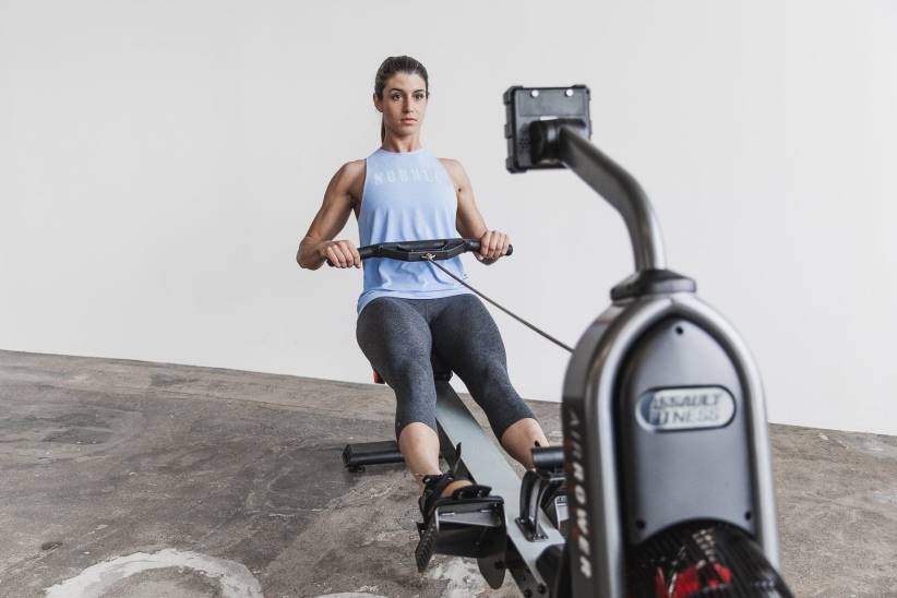 NOBULL 80NJ2224canotta da donna a collo alto (colore brillante)