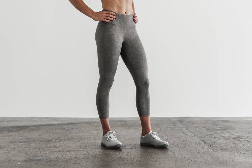 NOBULL 80NJ2294raccolto alto (peluche erica) grigio