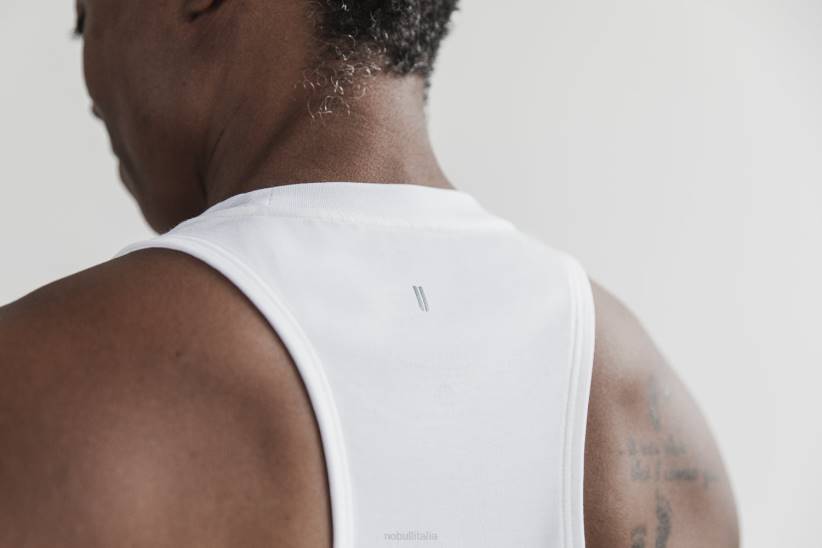 NOBULL 80NJ2305canotta da donna a collo alto (acquerello floreale) gelso