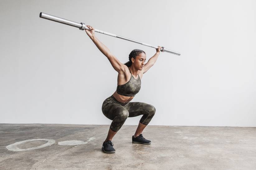 NOBULL 80NJ2307reggiseno sportivo allacciato alla caviglia (tie-dye) militare