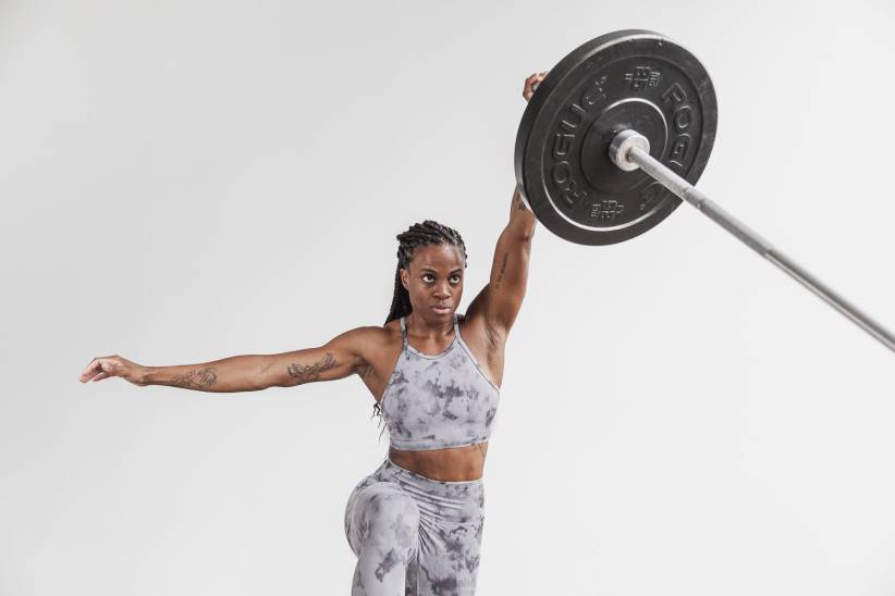 NOBULL 80NJ2309reggiseno sportivo allacciato alla caviglia (tie-dye) nuvola