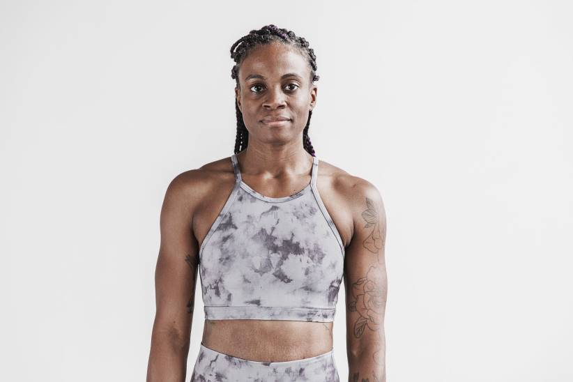 NOBULL 80NJ2309reggiseno sportivo allacciato alla caviglia (tie-dye) nuvola