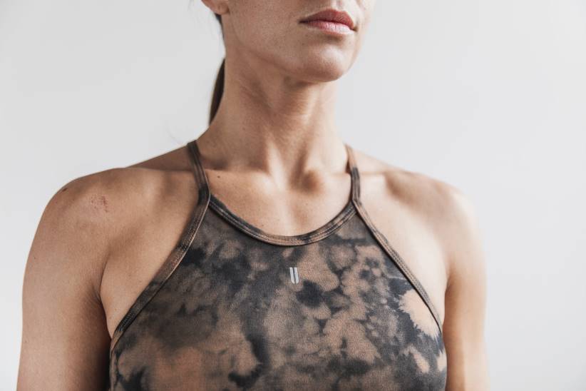 NOBULL 80NJ2312Reggiseno sportivo allacciato alla caviglia (tie-dye) color caramello