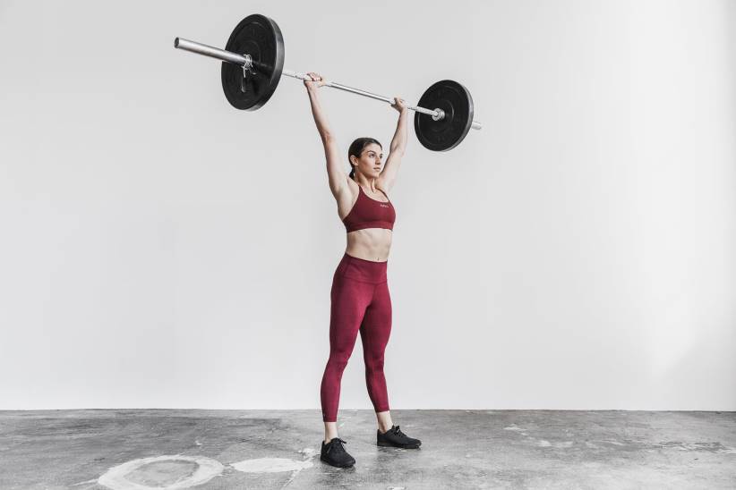 NOBULL 80NJ2317vita alta 7/8 attillata (peluche erica)