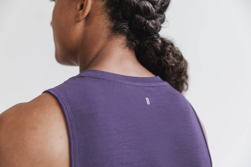 NOBULL 80NJ2332canotta muscolare da donna (colori vivaci) scura