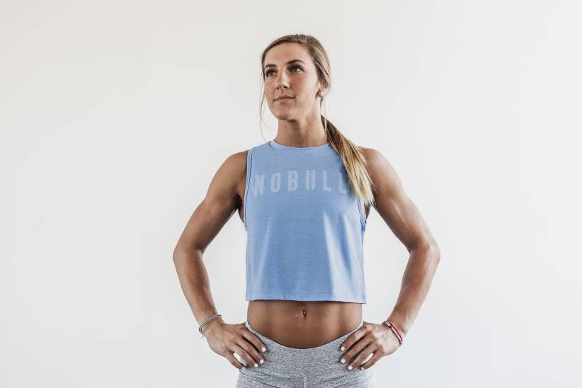 NOBULL 80NJ2337canotta muscolare da donna (colori vivaci) blu