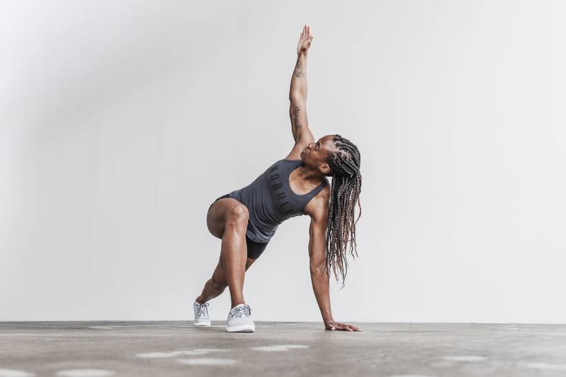 NOBULL 80NJ2402canotta da donna con taglio vogatore (colori classici)